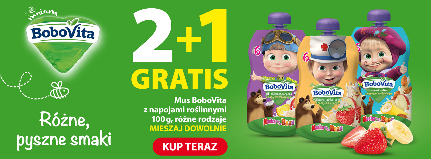 Bobovita tubki 2+1 gratis