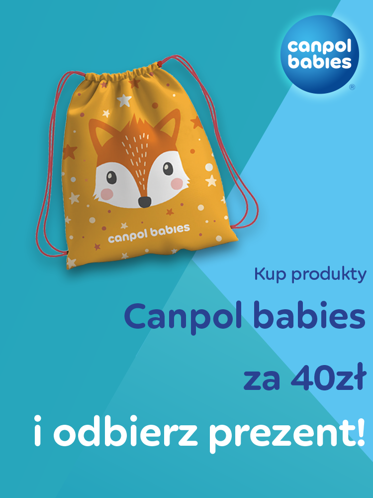 Kup produkty Canpol za 40 zł - otrzymasz worko-plecak Gratis
