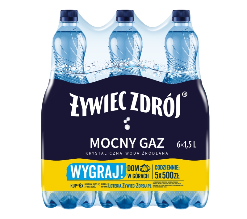 Żywiec Zdrój strong gas spring water