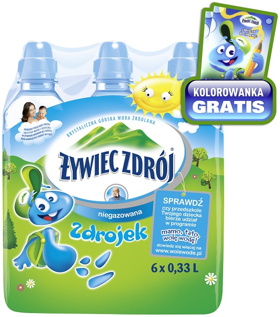 Żywiec Zdrój Zdrojek woda źródlana niegazowana