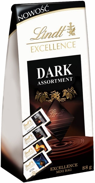 Lindt Excellence-Auswahl an köstlichen Bitterschokolade