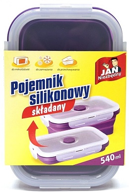 Jan Niezbędny Pojemnik silikonowy składany 540 ml