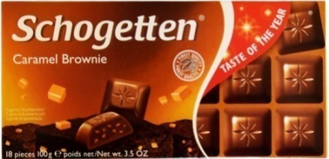 Chocolate y caramelo Schogetten Brawnie