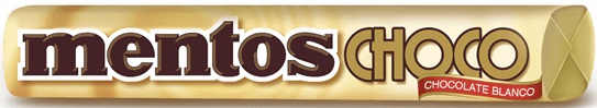 Mentos Choco Ириска заполнены с белым шоколадом