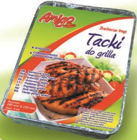 Amigo trays grill 230 x 350 mm, 3 pieces