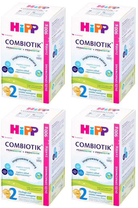 HiPP 2 BIO COMBIOTIK Ekologiczne mleko następne dla niemowląt