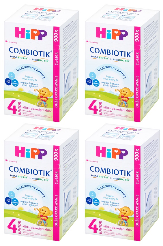 HiPP 4 Junior Combiotik mleko dla małych dzieci