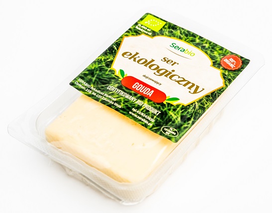 Serabio ser żółty ekologiczny Gouda w kawałku