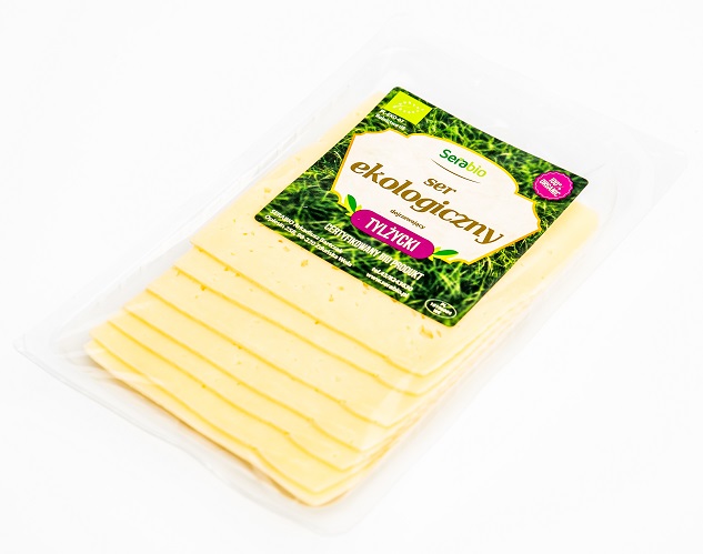 Tylżycki ser żółty ekologiczny Serabio, plastry