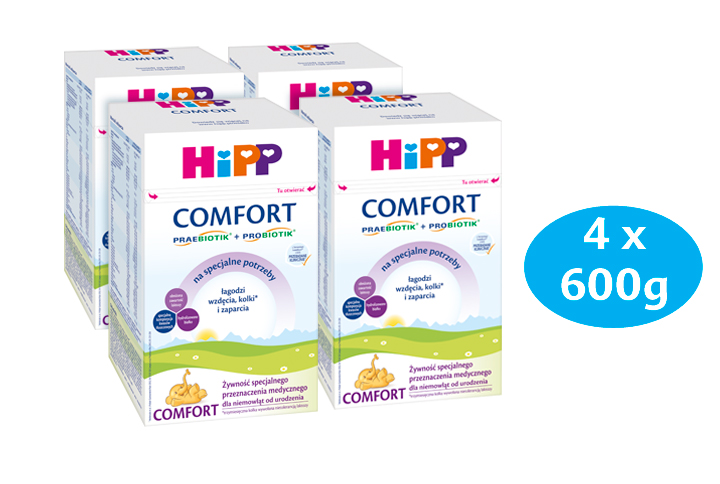 HIPP 1 COMFORT COMBIOTIK Mleko początkowe dla niemowląt, specjalistyczne