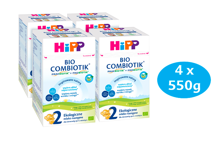 HIPP 2 BIO COMBIOTIK Ekologiczne mleko następne dla niemowląt