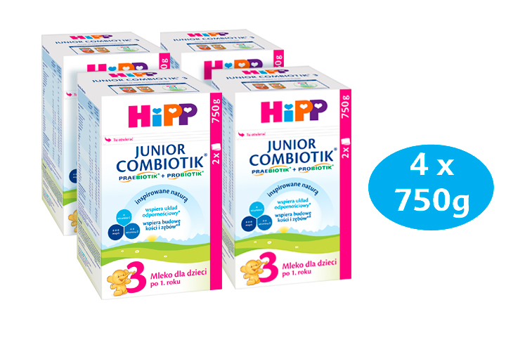 HIPP 3 JUNIOR COMBIOTIK Leche para bebés