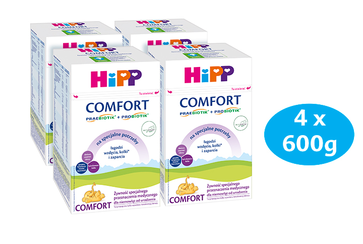 HIPP 1 COMFORT COMBIOTIK Mleko początkowe dla niemowląt, specjalistyczne