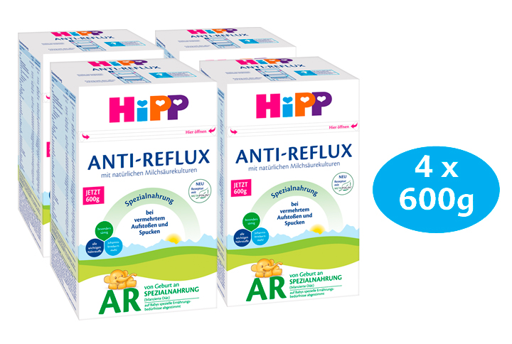 HiPP AR (Anti-Reflux) mleko modyfikowane początkowe 600g, nowa receptura