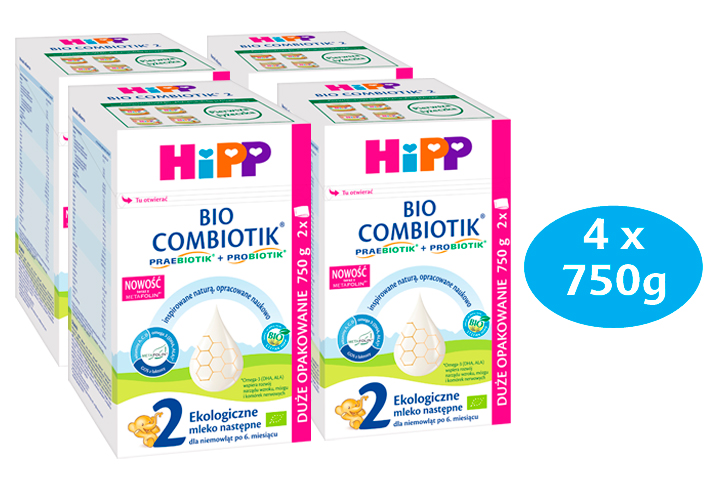 HiPP 2 BIO COMBIOTIK Ökologische Folgemilch für Babys