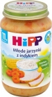 HiPP Молодые овощи с рисом и индейкой БИО