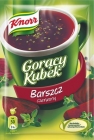 Knorr Una taza caliente de borscht rojo en polvo