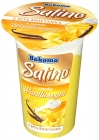 Satino lechoso postre de crema batida de vainilla