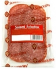 pork salami sliced