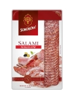 pork salami sliced