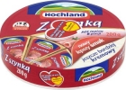 processed cheese , 8 triangular portion of ham