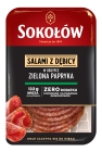 Sokołów Salami in the backfilled green pepper