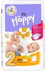 Bella Baby Happy Pañales 2 3-6 kg, Mini