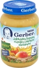 Dessert Äpfel , Bananen, Mango mit Haferflocken