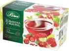 fruit tea in sachets of cranberry raspberry