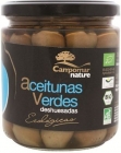 nature olives vertes dénoyautés bio