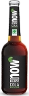 now black cola fizzy drink with guarana bio