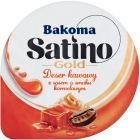 satino gold coffee dessert with caramel sauce