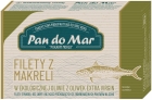 fillets of mackerel in organic olive oil