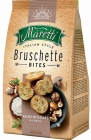 Bruschette Maretti, pan tostado, champiñones y nata