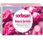 Jabón vegetal Sodasan BIO rosa y pelargonium