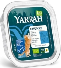 Yarrah корм для кошек кусочки курицы и рыбы со спирулиной БИО