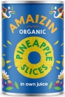 Rodajas de Piña Amaizin en zumo propio BIO