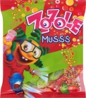 Карамель Zozole Musss со вкусом клубники и вишни с игристым наполнителем