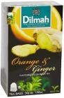 orange & ginger black tea with aromas of orange and ginger