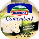 camembert cheese with green pepper