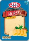 Queso amarillo del mar Mlekovita en lonchas