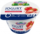 Greek yogurt with strawberries type