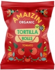 Amaizin, tomato-flavored corn chips gluten-free BIO