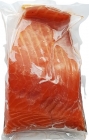 Steak mit geräuchertem norwegischen Lachs vakuumverpackt