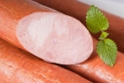 La nourriture traditionnelle à la vapeur, fumé Manor saucisse