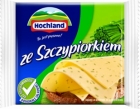 Hochland processed cheese slices with chives