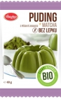 Amylon tea matcha pudding with pineapple flavor gluten free BIO