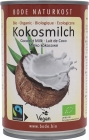 Bode Naturkost bebida de coco sin goma guar 17% grasa de comercio justo BIO