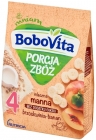 BoboVita portion de céréales bouillie de lait manne banane pêche