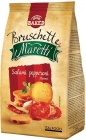Bruschette Maretti crusty bread salami pepperoni